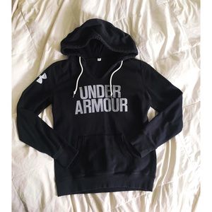 Under Armour Black & Gray Hoodie Sweatshirt